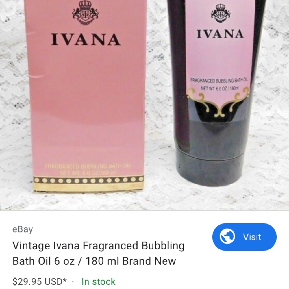 💦🛁💧Ivana Fragrance Bubble Bath